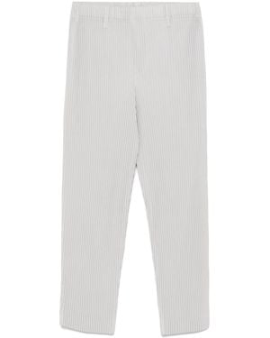 Homme Plissé Issey Miyake Plissé Pants - White