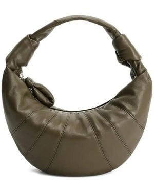 Lemaire Fortune Croissant Knotted Shoulder Bag - Grey