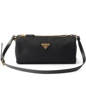 Prada Re-Nylon Pouch Bag - Black