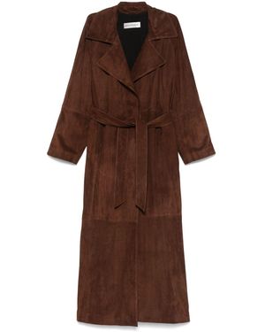 Nour Hammour Althea Coat - Brown
