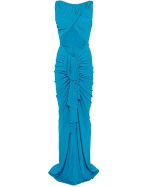 Christopher Esber Bateu Draped Gown - Blue