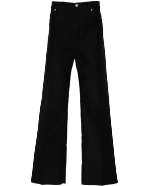 Ferragamo Cotton Trousers - Black