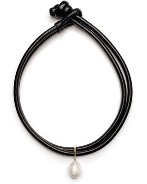 Mizuki 14Kt Sea Of Beauty Pearl Necklace - Black