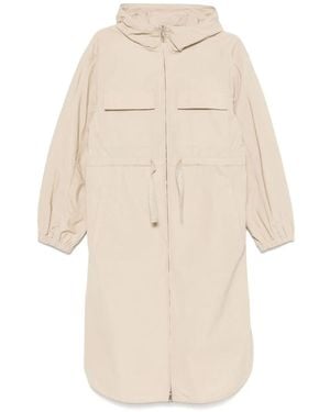 Moncler Laerte Parka Coat - Natural