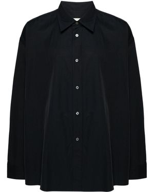 Studio Nicholson Cloud Long-Sleeve Shirt - Black