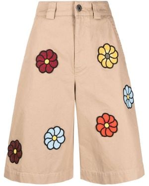 Moncler Bermuda Shorts - Natural