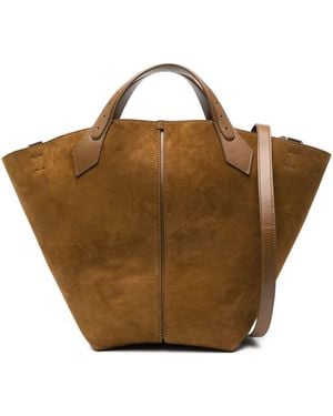 Proenza Schouler Large Chelsea Suede Tote Bag - Brown