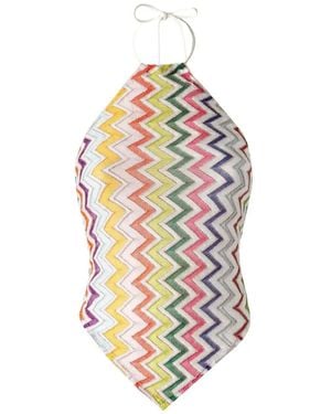 Missoni Zigzag-Woven Top - White