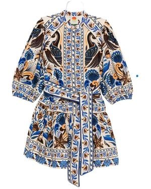 FARM Rio Mini Dress - Blue
