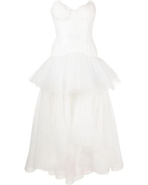 Maria Lucia Hohan Gioconda Tiered Dress - White