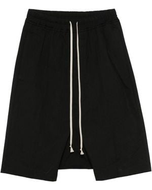 Rick Owens Drawstring Pods Shorts - Black