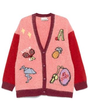 ALÉMAIS Court Cardigan - Red