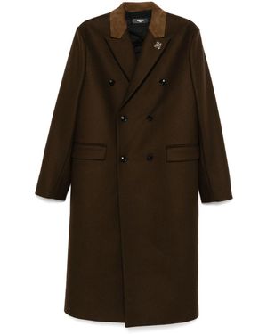 Amiri Double-Breasted Coat - Brown