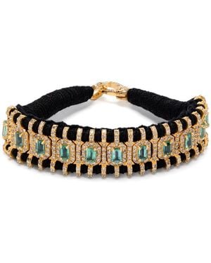 JIA JIA Emerald And Diamond Bracelet - White