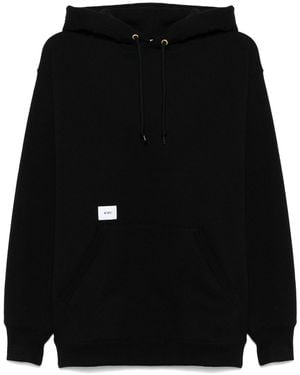 WTAPS Logo-Patch Hoodie - Black