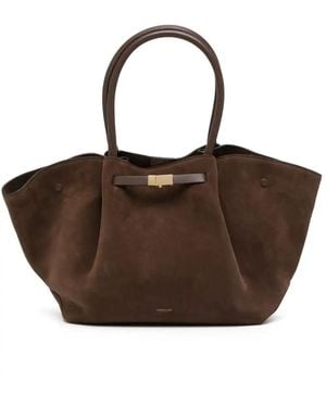 DeMellier London The New York Croc-Embossed Tote Bag - Brown