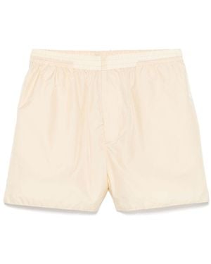 AURALEE Light Sheer Shorts - Natural