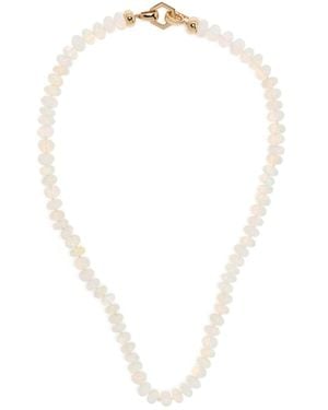 Harwell Godfrey 18kt Gold Opal Necklace - Women's - 18kt Gold - White