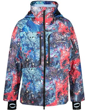 Burton Ak Multicolor Swash Gore‐tex 2l Ski Jacket - Blue