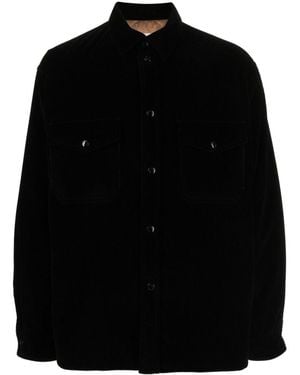 Palm Angels x Moncler Corduroy Down Jacket - Black