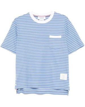 Thom Browne Striped Shirt - Blue