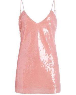 retroféte Sequin Slip Dress - Pink