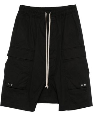 Rick Owens Cargo Pods Shorts - Black