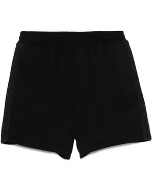 Represent Knitted-Detail Shorts - Black