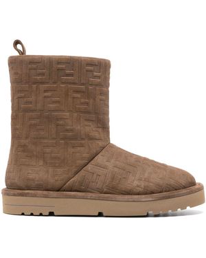 Fendi Chic Low Boots For - Brown