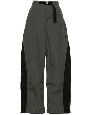 Reebok Panelled Wide-leg Trousers - Grey