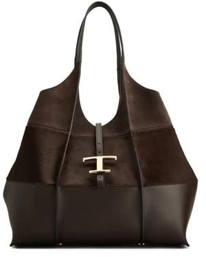 Tod's T Timeless Shoulder Bag - Black