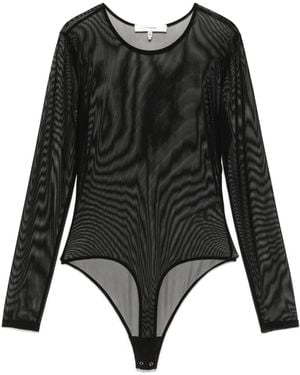 FRAME Mesh Bodysuit - Black