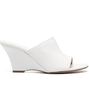 Khaite Marion Mule Sandals - White