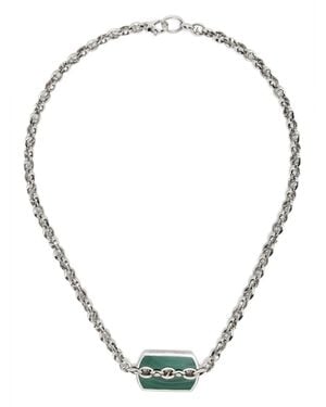 Stephen Webster Inline Razer Tag Necklace - Metallic