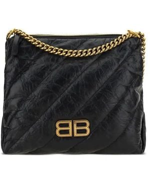 SALE♪関税込【BALENCIAGA】BB SOFT HOBO 2WAYバック S balenciaga-Black-Bb-Soft-Hobo-