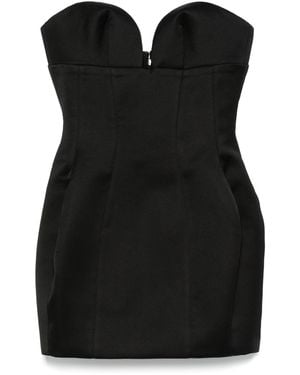 Monot Sweetheart-Neck Balloon Mini Dress - Black