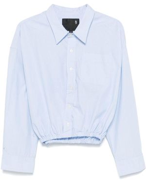 R13 Elasticated Shirt - Blue