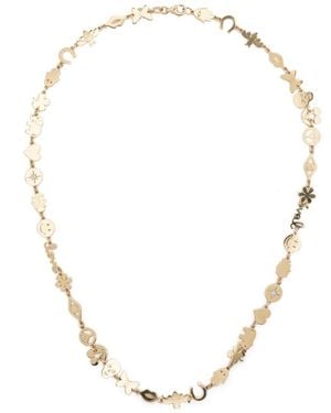 Sydney Evan 14K Multi-Charm Necklace - Natural