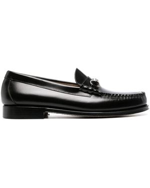 G.H. Bass & Co. Lincoln Heritage Leather Loafers - Black