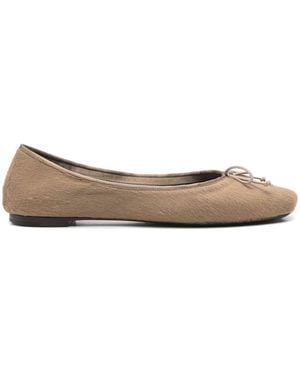 KHAITE Charlotte Ballet Flats - Brown
