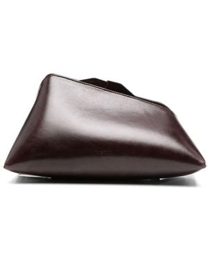 The Attico 8.30Pm Clutch Bag - Brown