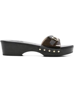 Ancient Greek Sandals 50Mm Omonia Sabot Sandals - Black
