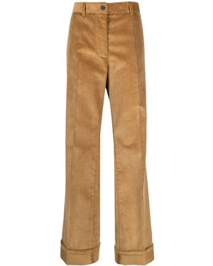 Miu Miu Velluto Coste Chino Trousers - Natural