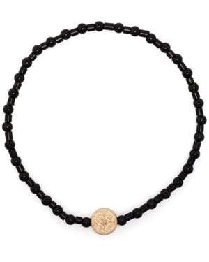 Luis Morais 14K Small Disk Bracelet - Black