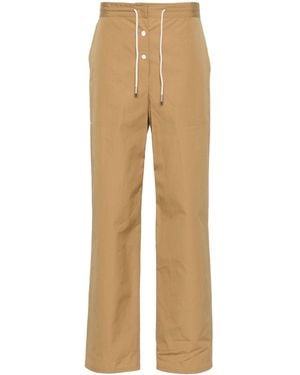 The Row Brown Bonnette Trousers - Women's - Cotton - Natural