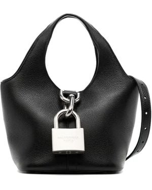 Balenciaga Bb Small Locker Hobo Bag - Black