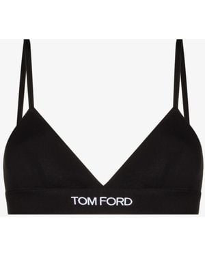 Tom Ford Bra With Logo - Black