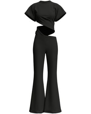 MACCAPANI Sere Organic Cotton Jumpsuit - Black