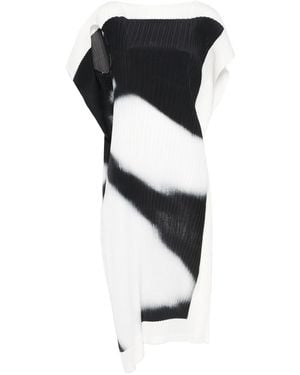 Issey Miyake Shadow Study Midi Dress - Black