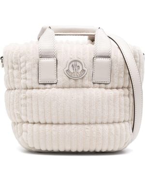 Moncler Mini Caradoc Tote Bag - White